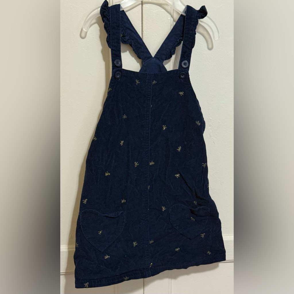 Navy Blue Kids Overalls